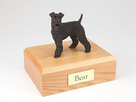 Fox Terrier Pet Funeral Cremation Urn Available in 3 Different Colors &amp; 4 Sizes - £134.71 GBP+