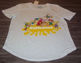 Women&#39;s Teen Nickelodeo​N Ren &amp; Stimpy Invader Zim Rugrats T-shirt Medium New - £15.56 GBP