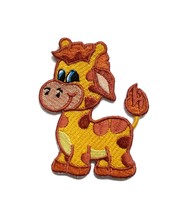 Baby Animal Giraffe Fully Embroidered Iron On Patch 2.3&quot; X 3.0&quot; - £6.31 GBP