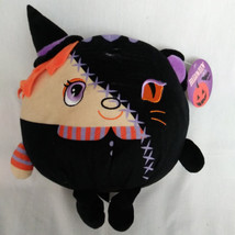 Kellytoy Spooky Mash x Ups Witch &amp; Black Cat Halloween Plush 8&quot; NWT - £8.02 GBP