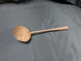 Old PRIMITIVE HAND FORGED IRON LADLE DIPPER For Pole Or Handle FARM Esta... - £10.99 GBP