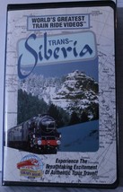 Siberia VHS Tape World&#39;s Great Train Ride Videos - £3.86 GBP