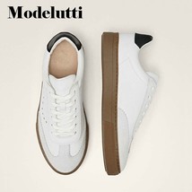 New Spring Summer Flat Sneaker Round Head Platform Shoes Color Matching All-matc - £167.77 GBP