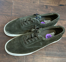 Polo Ralph Lauren Mens Thorton Sneakers Sz 14 Silky Suede Upper Olive - £52.07 GBP