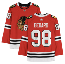 Connor Bedard Autographed Blackhawks Authentic Adidas Red Jersey Fanatics - $866.15