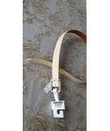 Women&#39;s Chunky Center Bar Belt - A New Day Light Beige - Choose Size  - $190.17 MXN