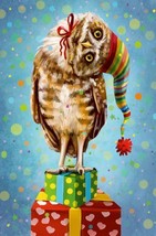 Owl with gifts Russian modern Postcard / Postcrossing Почтовые открытки - £4.66 GBP