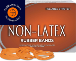 Alliance Rubber 37646#64 Non-Latex 380 Count (Pack of 1), Orange  - £12.56 GBP