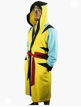 Marvel Wolverine Hooded Character Soft Robe with Belt Sleepwear Men’s S/M - £27.02 GBP