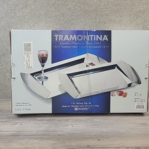 Tramontina Stainless Steel 2 Piece Set Serving Trays 18/10 - $23.87