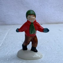 Dept 56 - Christmas Children - Boy Pulling Sled - Loose Figurine - Snow Village - £9.47 GBP