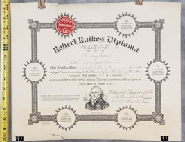 Vintage Robert Raikes Alumni Sunday School Diplom Pittsburgh Pa Jds - $38.20