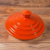 Flame Orange Enamel Lid ONLY Unbranded 6 in 425 FSCT - $223.60 MXN