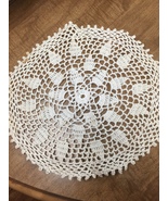 Beautiful Vintage Hand Crocheted Pineapple pattern Doilie Doiley - SOLD - £7.84 GBP