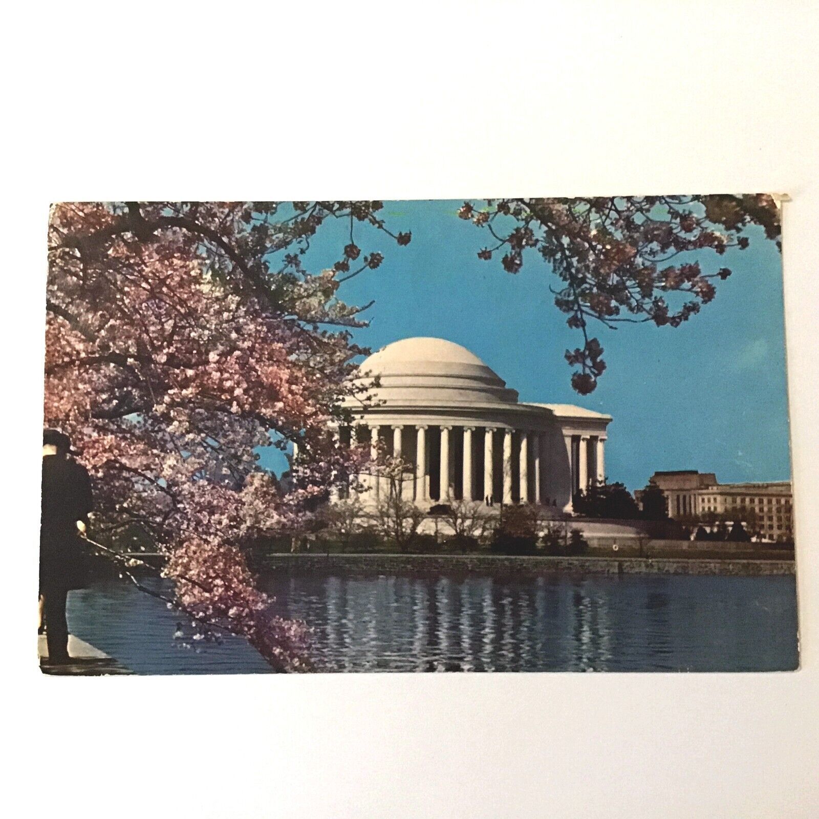 Primary image for  collectible THOMAS JEFFERSON MEMORIAL Postcard ✉️ posted 1960 4 cents STAMP