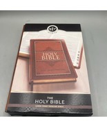 Bible Large Print KJV Leather Bible by Christian Art Publishers Brown Le... - $47.37 CAD