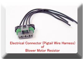 PT1231 4 Wire Pigtail Electrical  harness connector for Blower Motor - £10.08 GBP