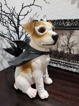 Halloween Puppy Labrador Lab Devil Bat Costume Resin Figurine Statue Prop 11.25&quot; - £33.66 GBP
