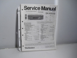 Orig Technics Receiver SA-AX530 Service Manual - $4.94