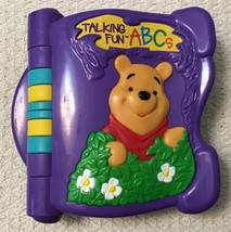 Mattel DISNEY Winnie the Pooh TALKING FUN ABC&#39;s Interactive Learning Boo... - $27.72