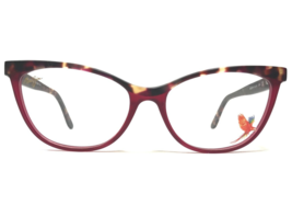 Maui Jim Eyeglasses Frames MJO2111-52A Brown Tortoise Purple Cat Eye 52-16-135 - £36.63 GBP