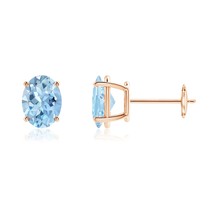 Authenticity Guarantee

ANGARA 2 Ct Prong-Set Oval Solitaire Aquamarine Stud ... - £727.95 GBP