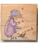 Precious Moments Winter Christmas Rubber Stamp, Stampendous Winter&#39;s Son... - £7.94 GBP