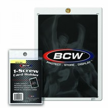 1 BCW 1-Screw Screwdown 20pt. Standard Sized Card Holder - $4.78