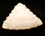 Vintage LENOX Triad Collection Embossed Candy Nut Trinket Dish - 24k Gol... - £14.69 GBP