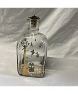 Vintage Holmegaard Glass Christmas Decanter Bottle Michael Bang Skaters ... - $932.61 MXN