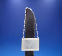 Kirk Sterling Silver Decanter Label &quot;SCOTCH&quot; 1 1/8&quot; X 1 3/4&quot; (#4360) - $107.91