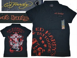 ED HARDY by Christian Audigier Men&#39;s Polo S €95 Less here! EH06 T1G - £40.15 GBP