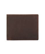 Vintage Leather Men Bifold Wallet With 2 ID Window - £37.33 GBP