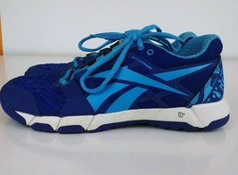 Reebok Crossfit f48 3D FuseFrame Women&#39;s Blue Sneakers Size 7.5 - £22.09 GBP