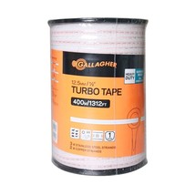 Gallagher Turbo Tape 1 2 inch 1312 ft White - £111.45 GBP