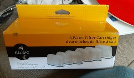 KEURIG 6 pack of Water Filters NEW Refill Cartridges - $12.86