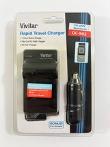 Vivitar QC-902 Rapid Travel Camera Charger (BRAND NEW SEALED) - $184.19 MXN