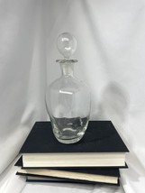 Nason Moretti Murano clear Crystal Pinch glass decanter 50s vintage Italian MCM - £43.29 GBP