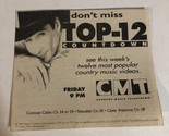 1994 CMT Top 12 Countdown Print Ad Clint Black TPA21 - £4.72 GBP