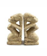 Vintage Abstract Tribal Nude Bookends - Hand-Carved Stone Art for Home D... - $3,005.68 MXN