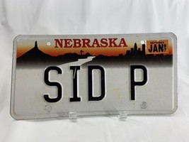 SID P Vintage Vanity License Plate Nebraska Personalized Auto Man-Cave D... - $80.61