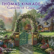 Thomas Kinkade Gardens of Grace with Scripture 2023 Wall Calendar: Original Andr - £20.47 GBP