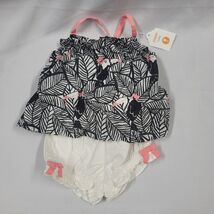 Gymboree Jungle Jam Black White Pink Toucan Summer Outfit Tank Bloomers ... - $19.80