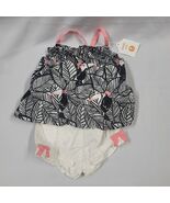 Gymboree Jungle Jam Black White Pink Toucan Summer Outfit Tank Bloomers ... - $19.80