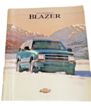 Chevrolet Brochure Blazer Prestige Sales Catalog 40 Pages Vintage 1995 T... - $12.97