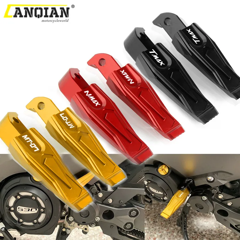 Motorcycle Rear Foot Pegs Rests Passenger Footrests For Yamaha T-MAX 500... - $27.01+