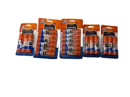 Elmer&#39;s Washable Disappearing School Glue Sticks Bundle 5 Purple Dries Clear - £7.64 GBP