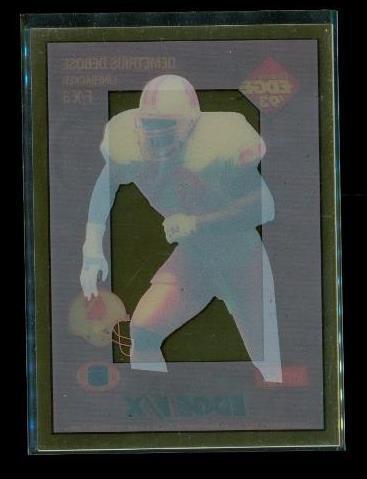 Vintage 1993 COLLECTORS EDGE F/X Football Card #3 DEMETRIUS DUBOSE Buccaneers Item image 2