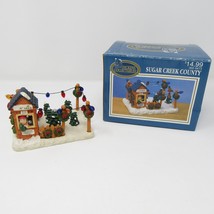 Christmas Village Dickens Collectibles Sugar Creek County Tree Lot 1996 - £8.49 GBP