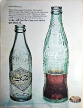 1968 Coke Coca-Cola Bottles 1907 Straight-Side Bottle photo vintage prin... - $9.80